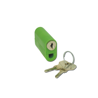 Blokada wypięcia patchcordu RJ45 zielona